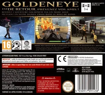 GoldenEye 007 (France) box cover back